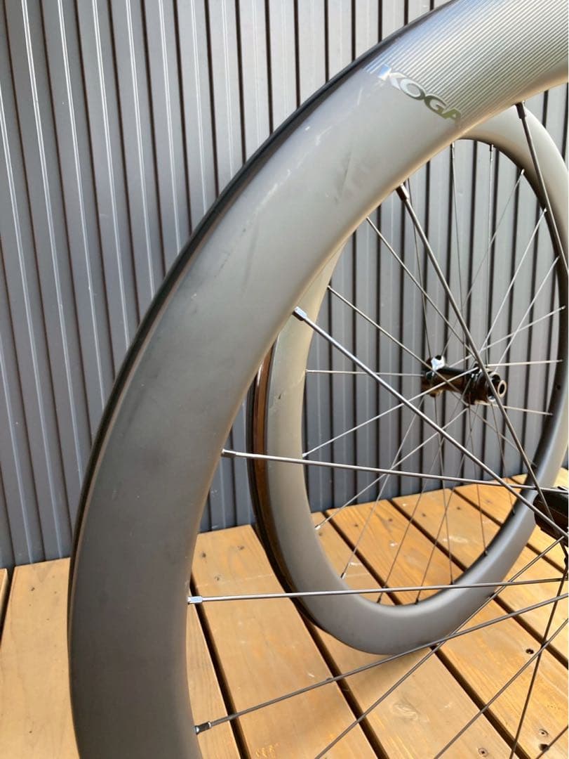 し*。様 KOGA カーボンホイール 50mm チューブレスレディ ディスクブレ