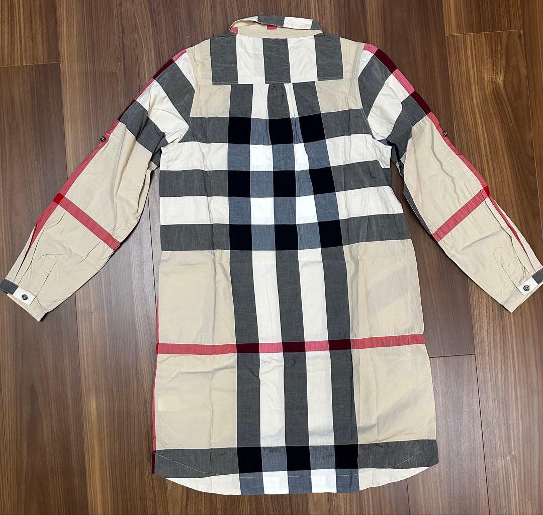 ひ*^様 BURBERRY チェック柄 長袖ワンピース