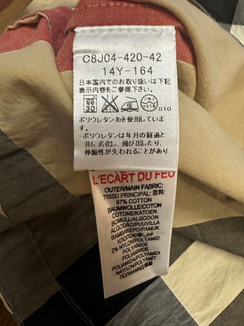 ひ*^様 BURBERRY チェック柄 長袖ワンピース