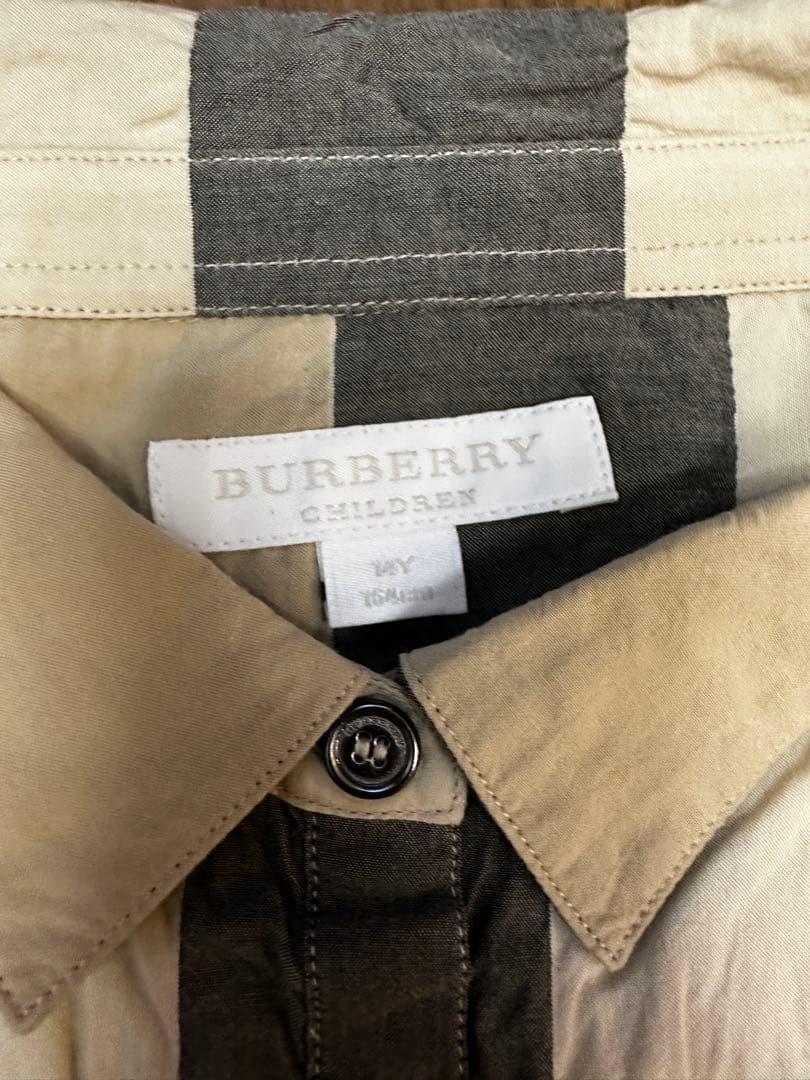 ひ*^様 BURBERRY チェック柄 長袖ワンピース