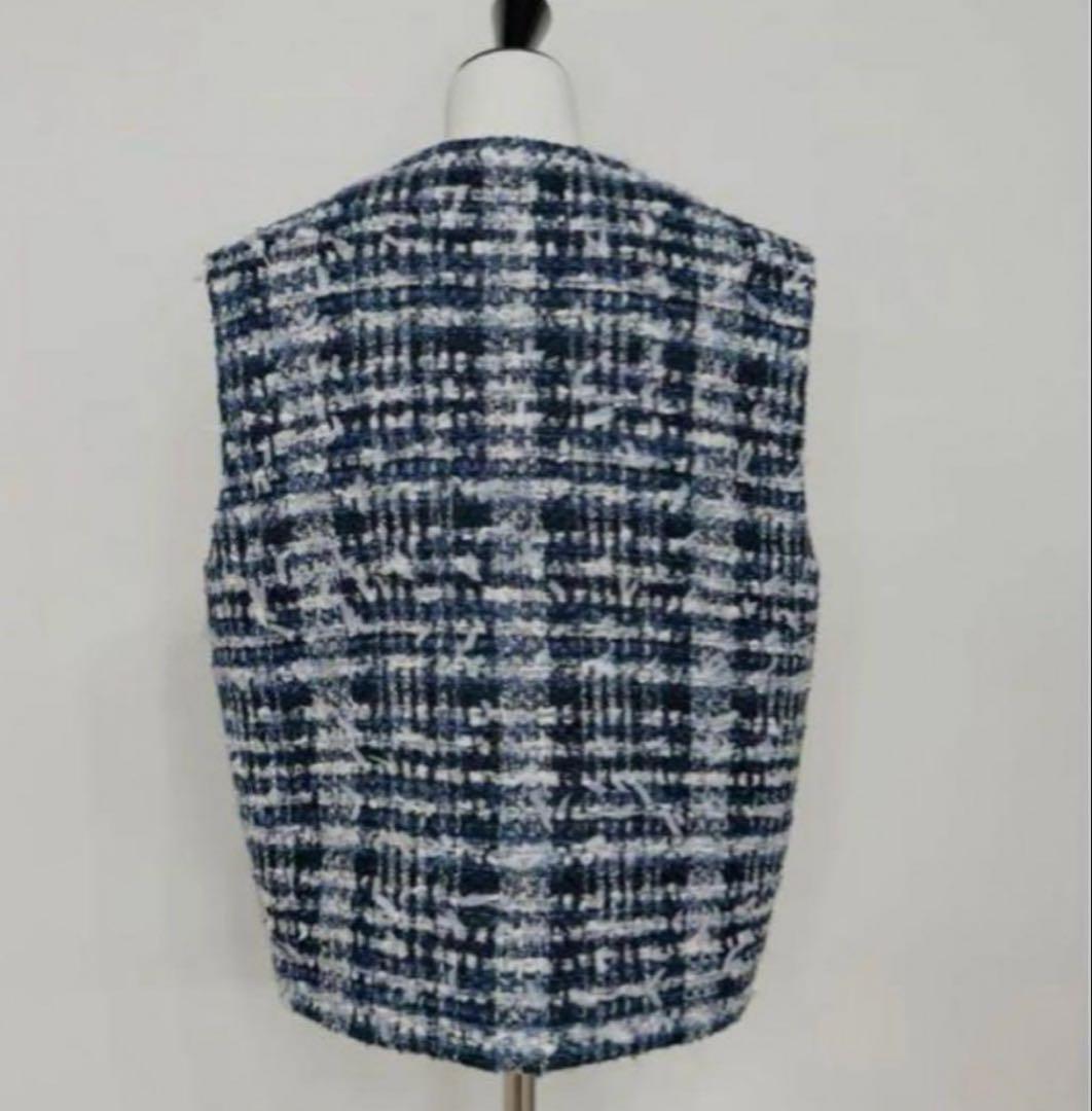 新品　2025ss OHGA ツイードベスト