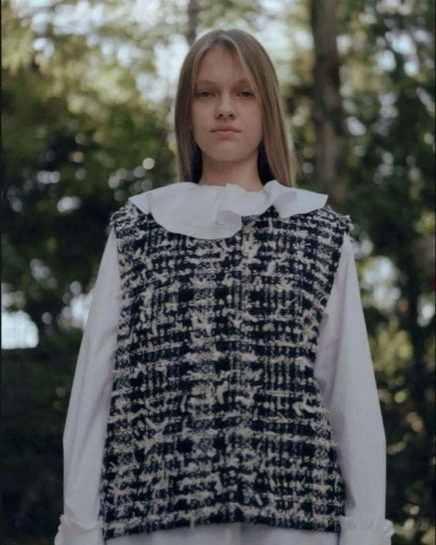 新品　2025ss OHGA ツイードベスト