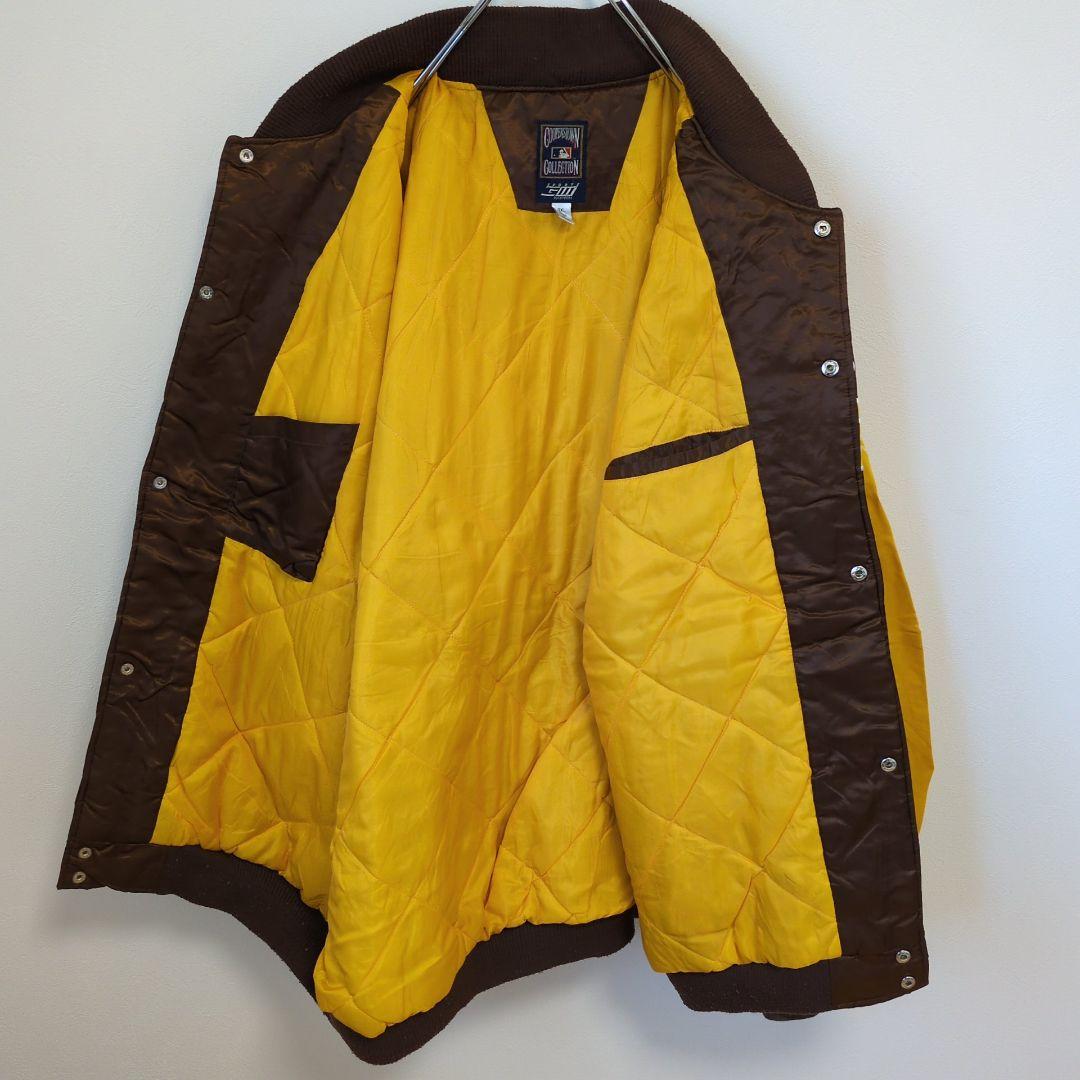 E130【US輸入】MLB　サンディエゴパドレス　スタジャン【メンズ3XL】