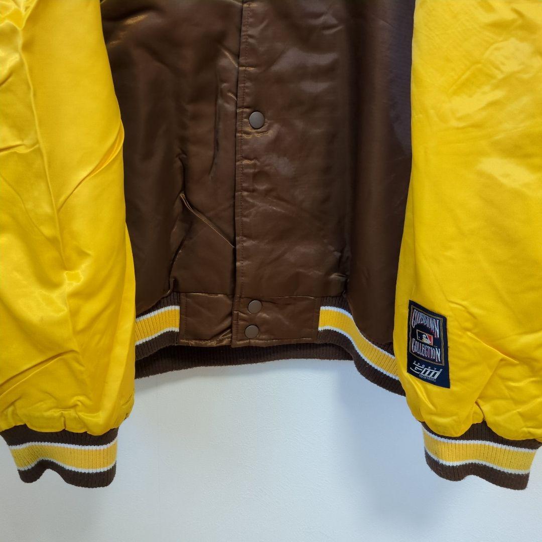 E130【US輸入】MLB　サンディエゴパドレス　スタジャン【メンズ3XL】