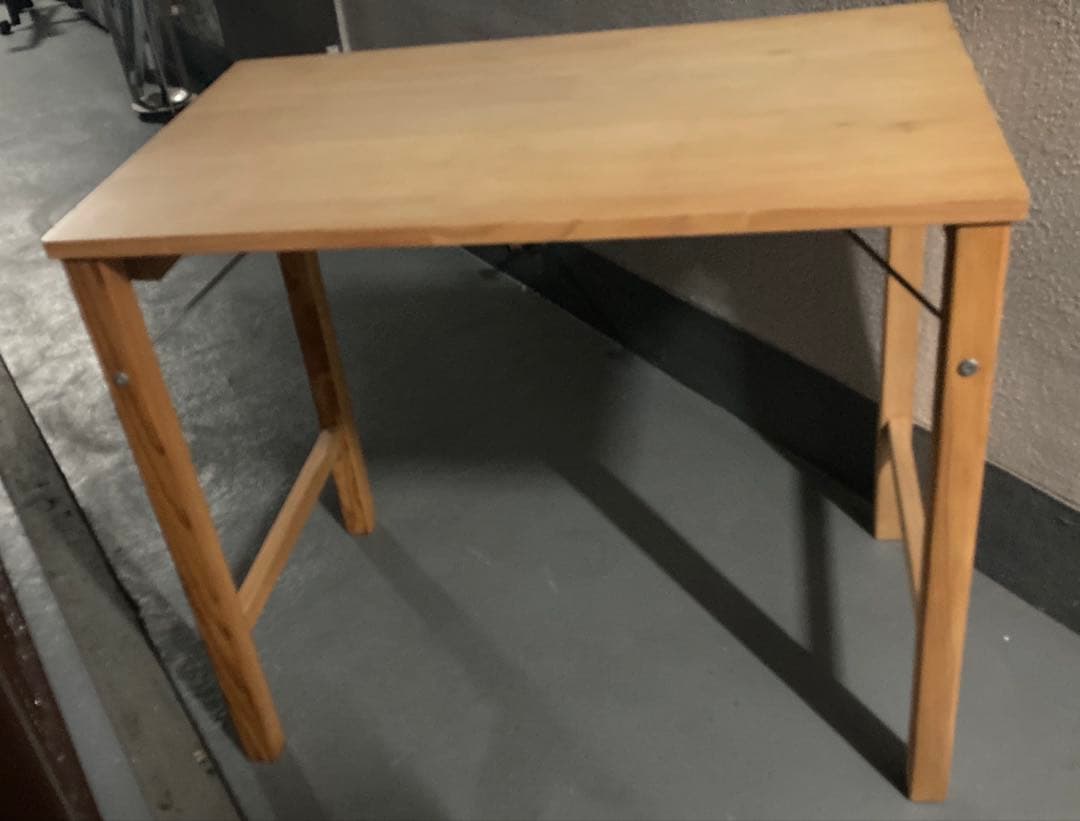 パイン材 折りたたみ　MUJI 無印良品 机 折り畳みテーブル