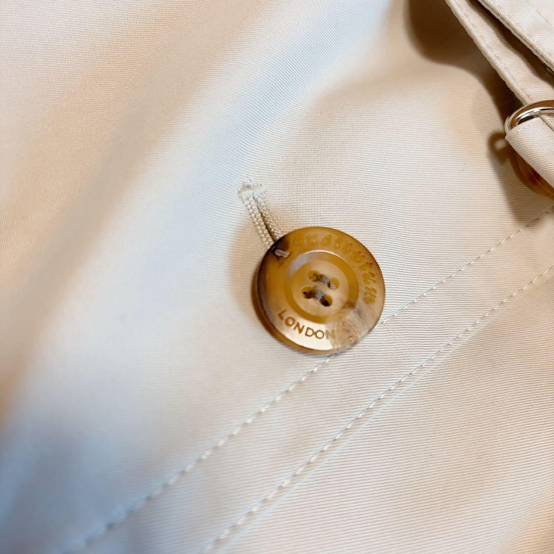 美品✨アクアスキュータム トレンチコート ブルーライナー サイズ8 ベージュ