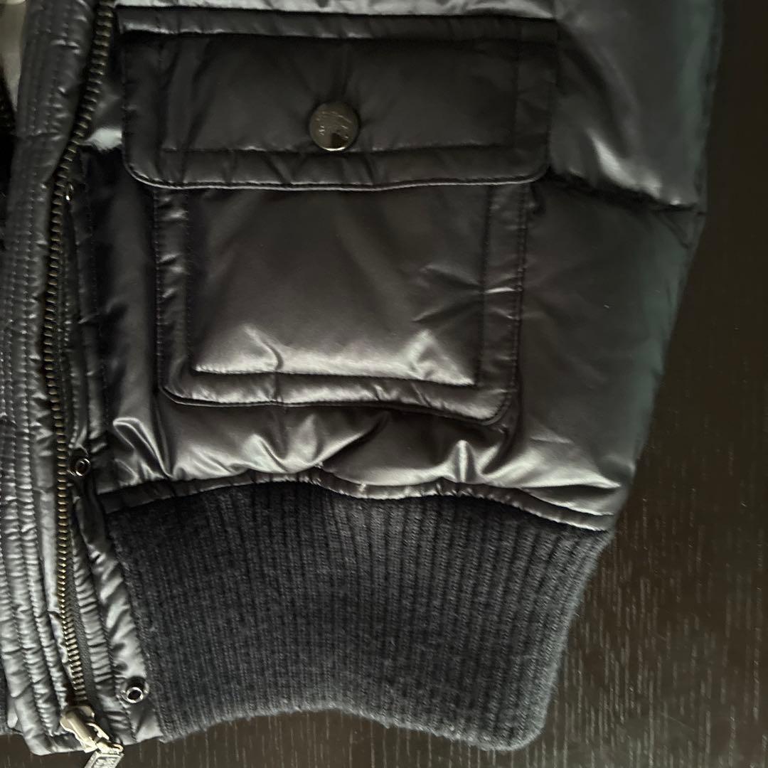 【未使用】BURBERRY BLUE LABEL ファー付きダウンベスト 38