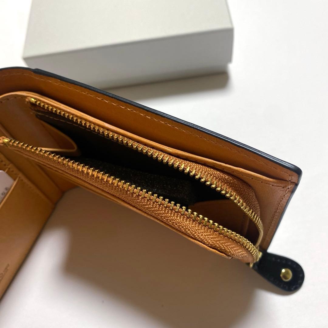 新品未使用　ROCADO シェルコードバン 二つ折り財布　メンズ財布 馬革