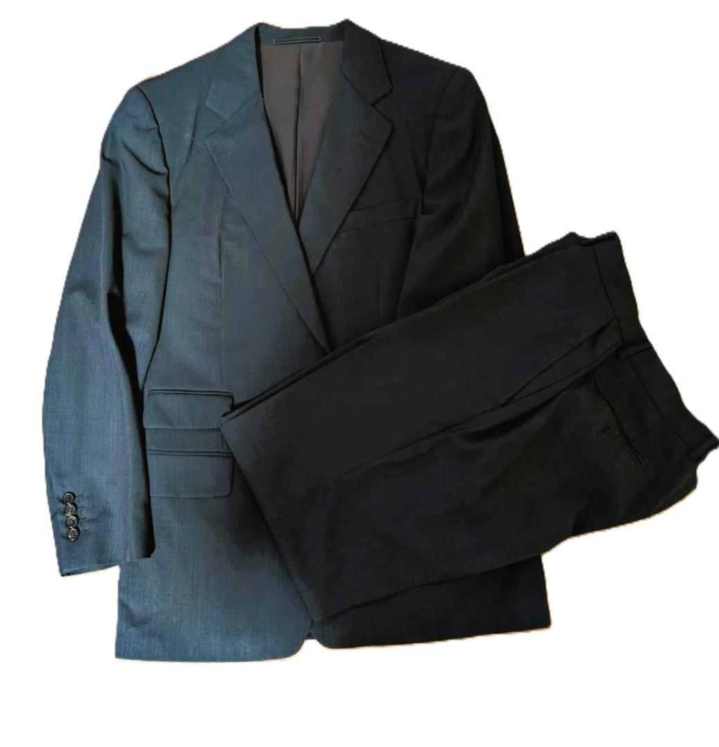 【たかさん専用】GUCCI ダークグレー シングルブレストスーツ パンツ付き