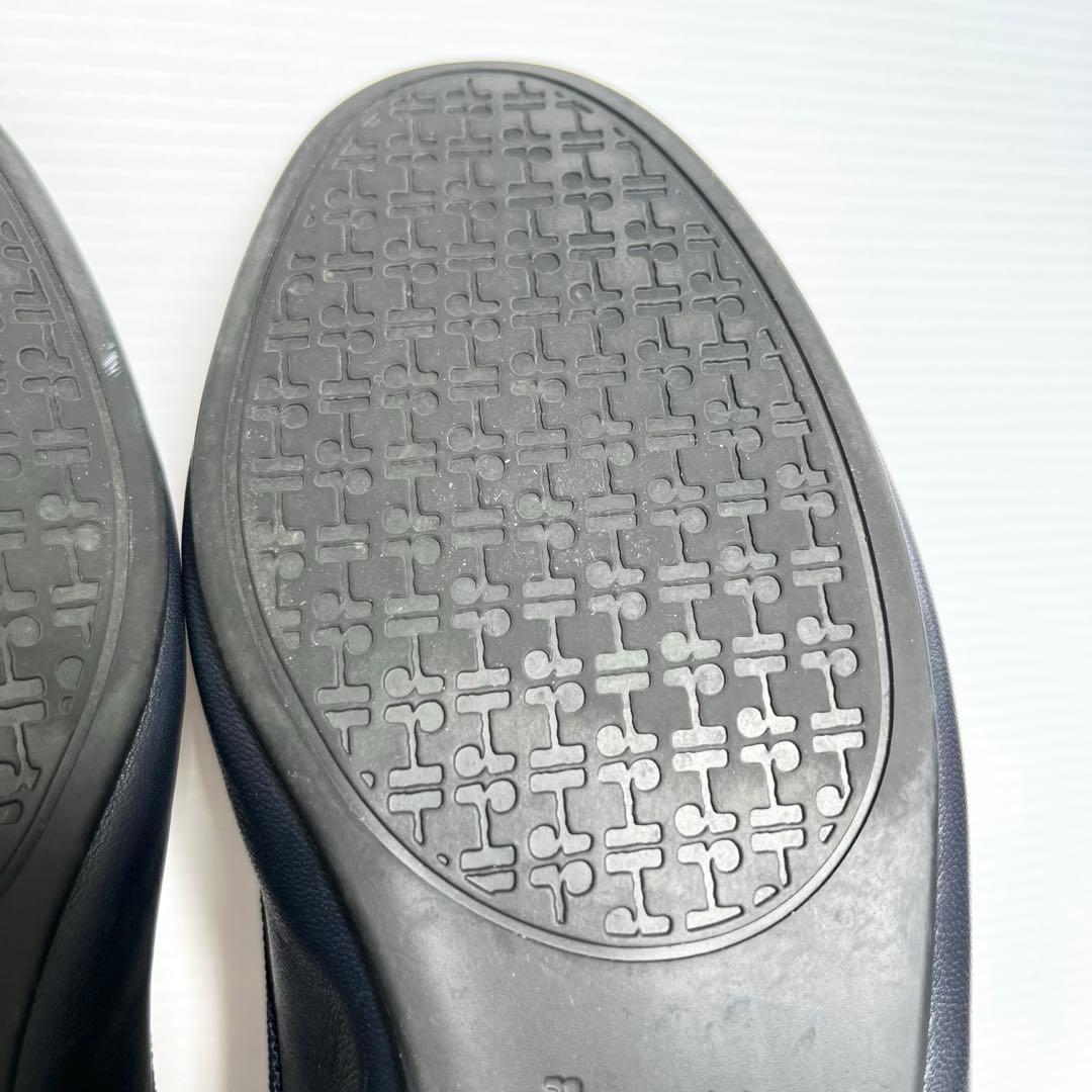 美品⭐️ Repetto レペット カミーユ ラバーソール 24cm 濃紺 レザー