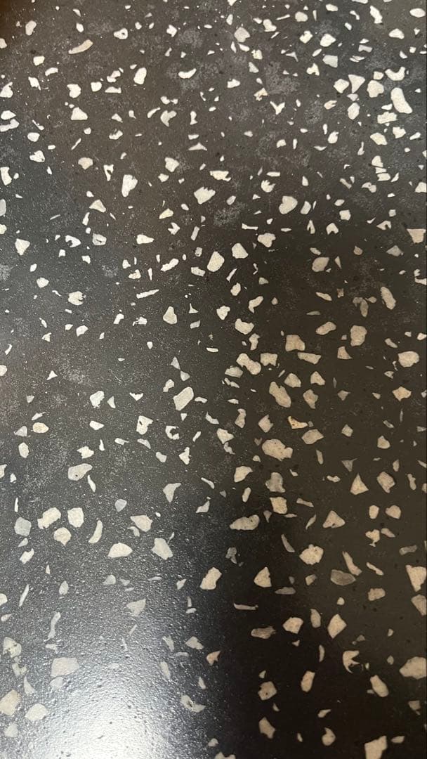 【LaForma】MELANO terrazzo black サイドテーブル