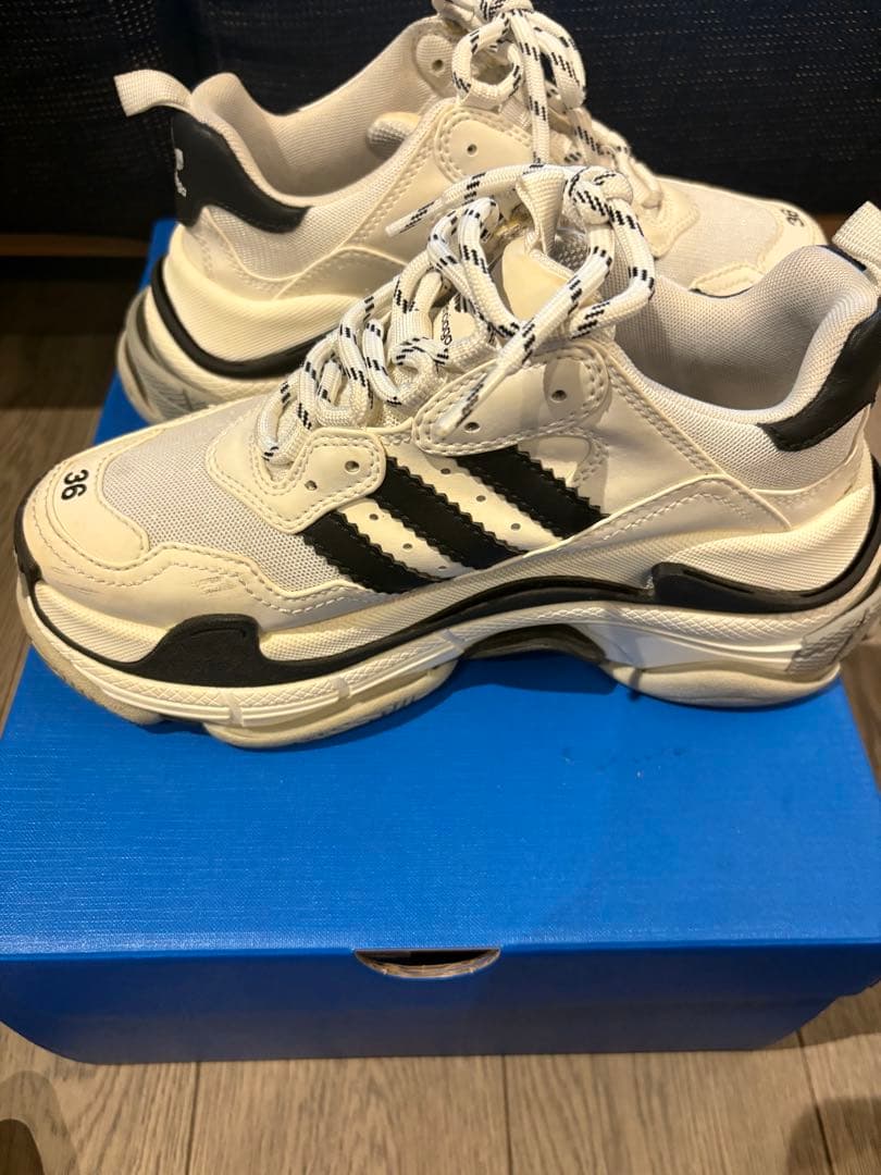 balenciaga × adidas トリプルS サイズ24 バレンシアガ