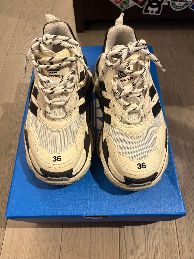 balenciaga × adidas トリプルS サイズ24 バレンシアガ