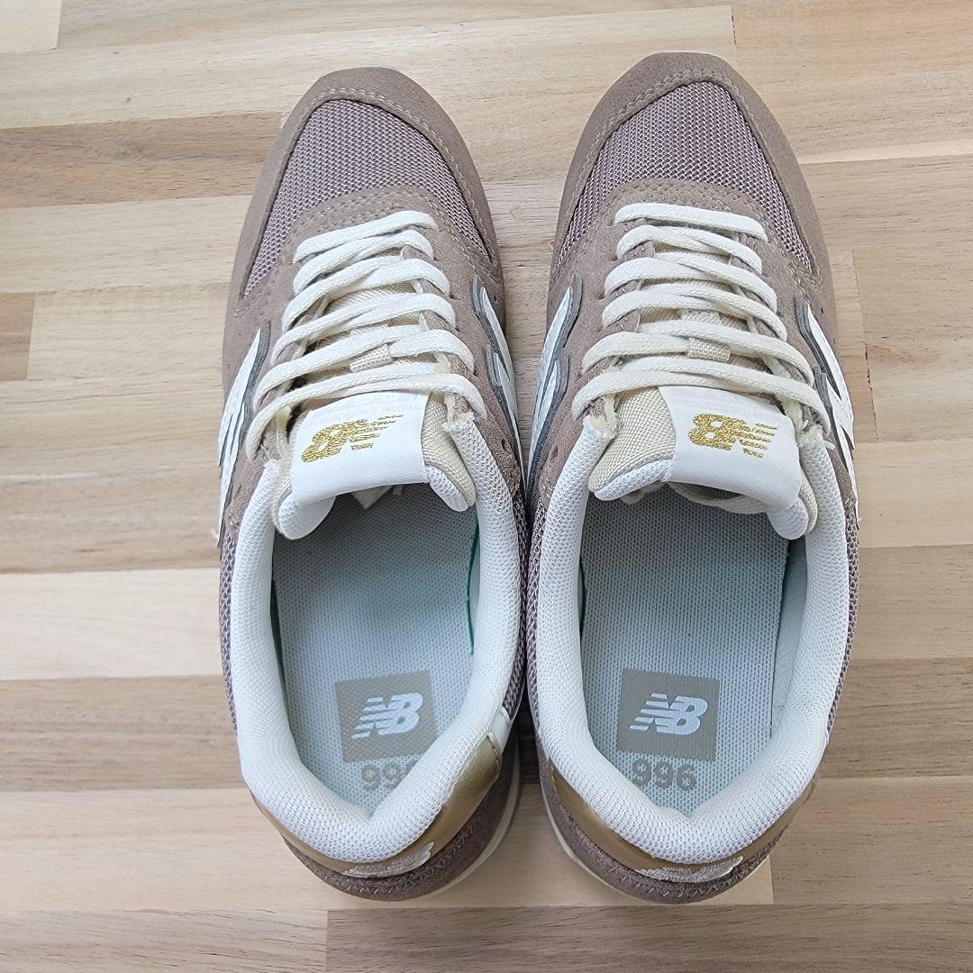 ニューバランス WL996HR2 ブラウン/ゴールド 23.5cm