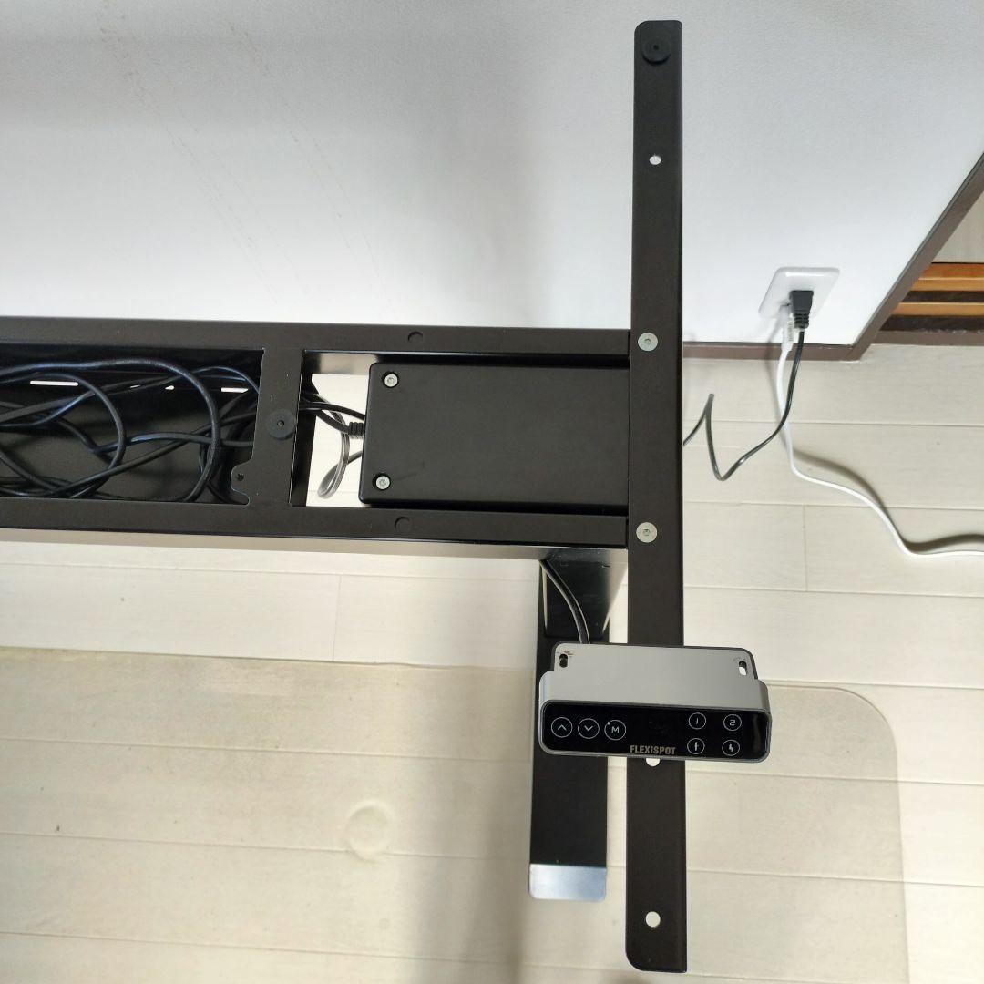 FLEXISPOT スタンディングデスク 電動式昇降デスク E7 ブラック脚のみ