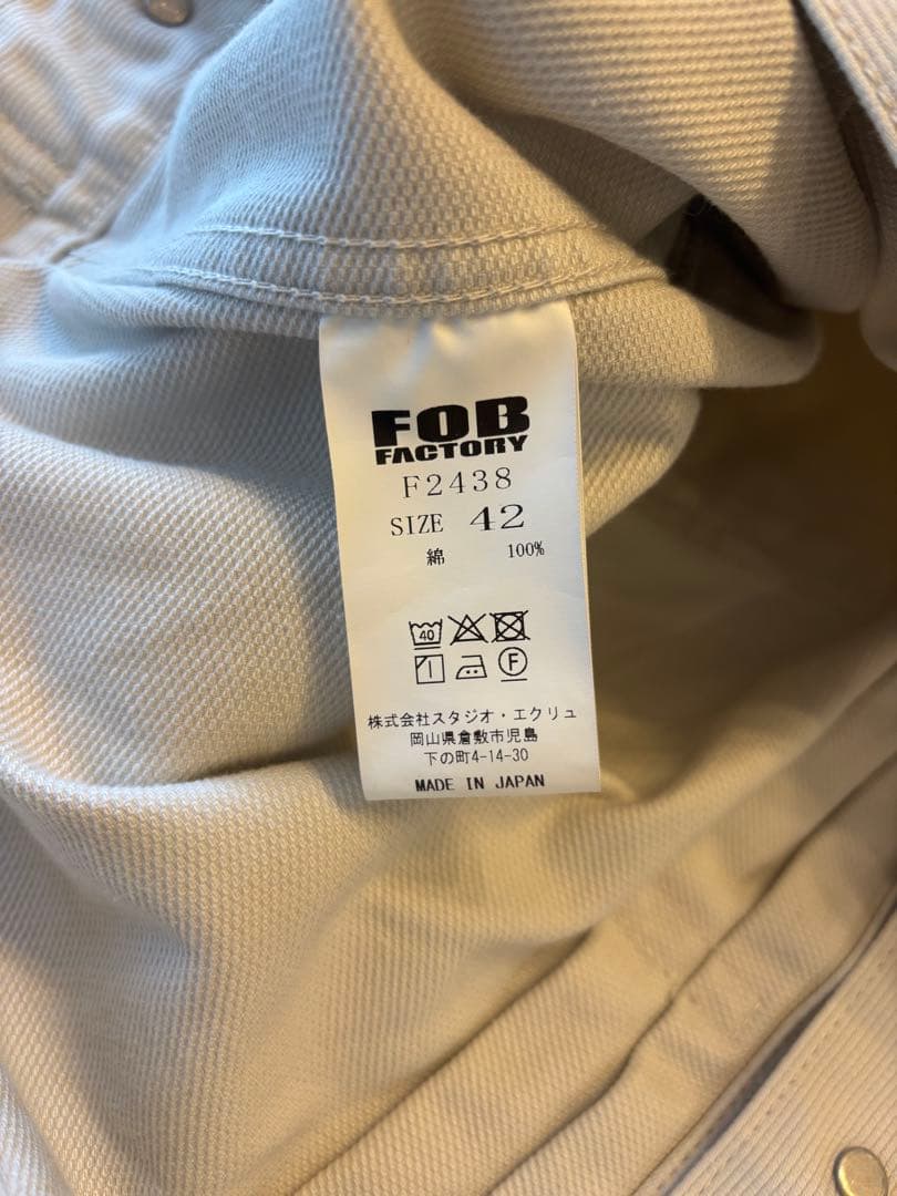 F.O.B FACTORY ジャケット 長袖 F2438