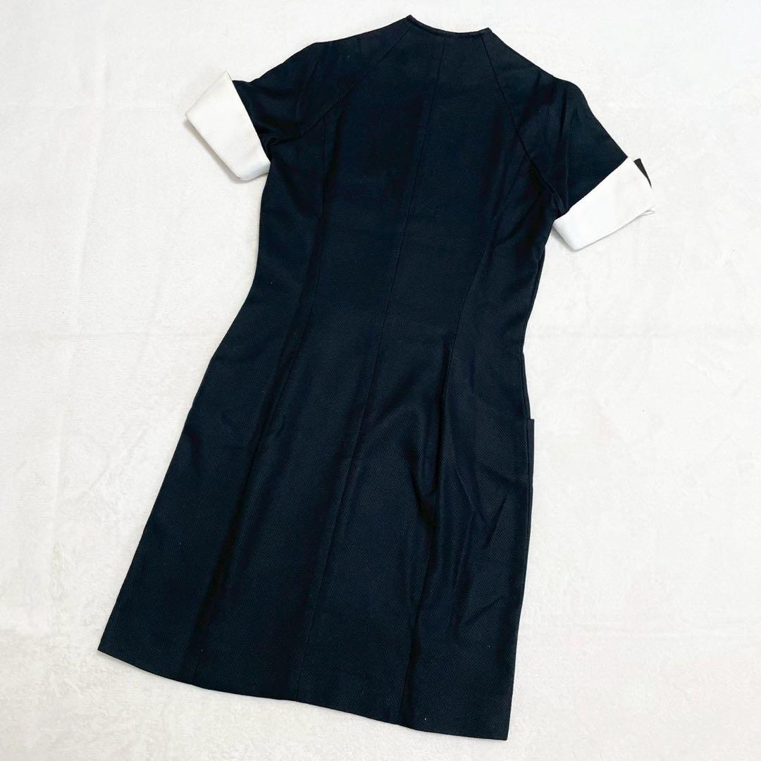 ★美品★ディオール　ワンピース　CDロゴ　ジップアップ　コットン