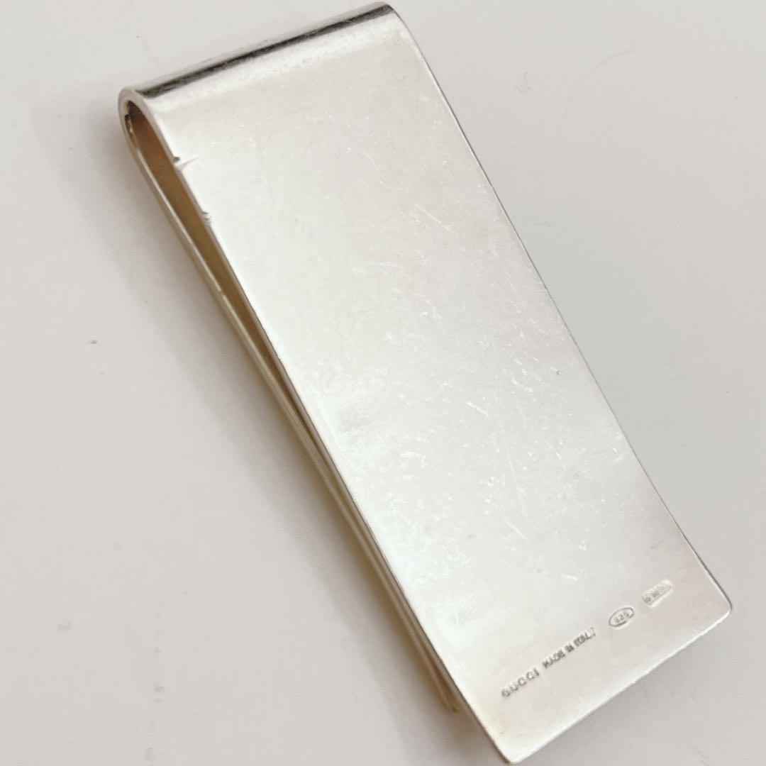 通利須ヶ利様　　GUCCI グッチ　マネークリップ　札はさみ　シルバー925