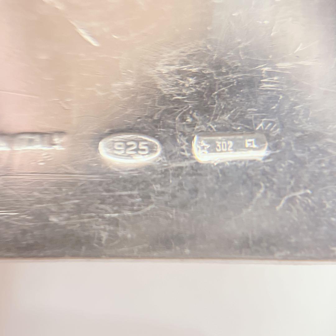 通利須ヶ利様　　GUCCI グッチ　マネークリップ　札はさみ　シルバー925