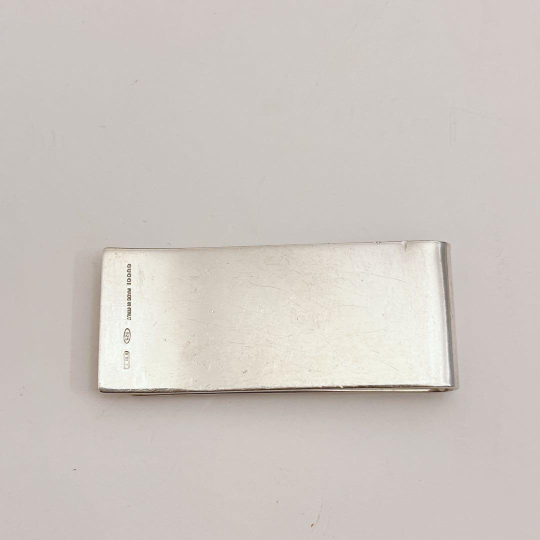 通利須ヶ利様　　GUCCI グッチ　マネークリップ　札はさみ　シルバー925