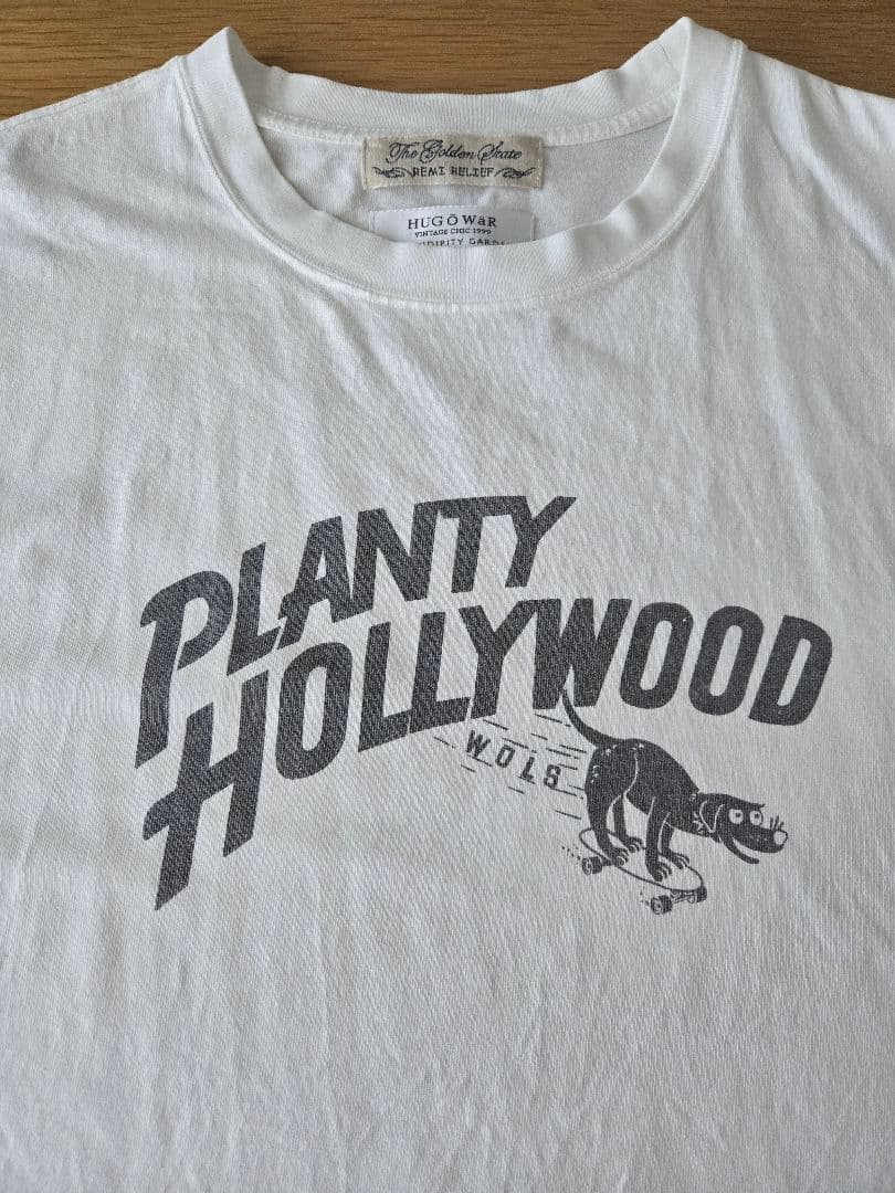 HUG Ō Wār ×レミレリーフ ヴィンテージ風コラボ Tシャツ