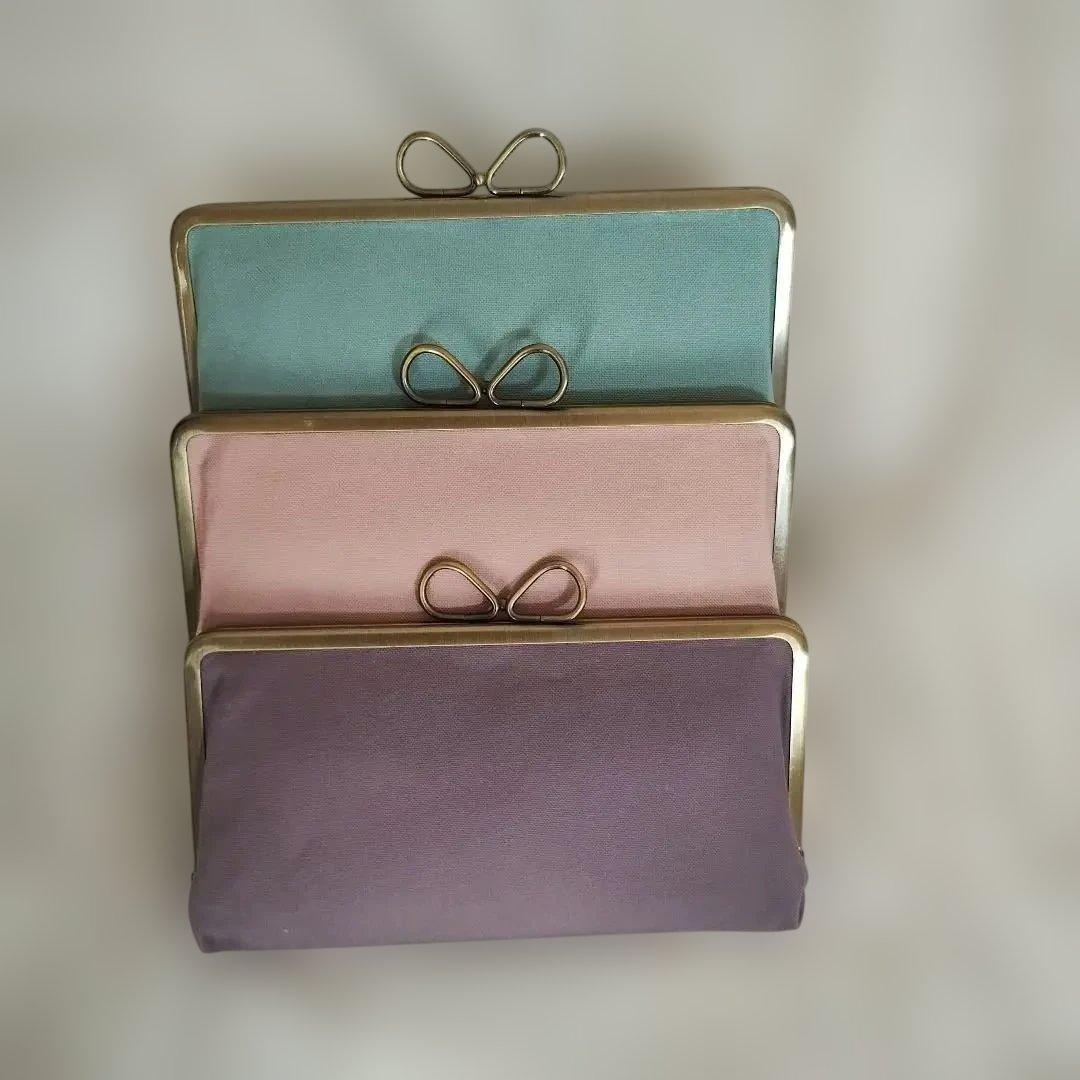 うさこページ　親子がま口財布（22cm）