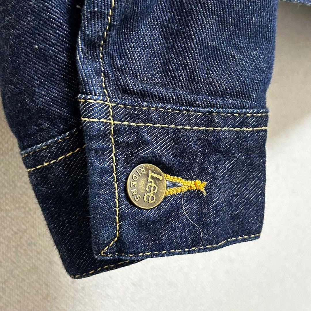 最終値下げ　美品　Lee 三角タグ　1411 40 濃紺　復刻　デニムジャケット