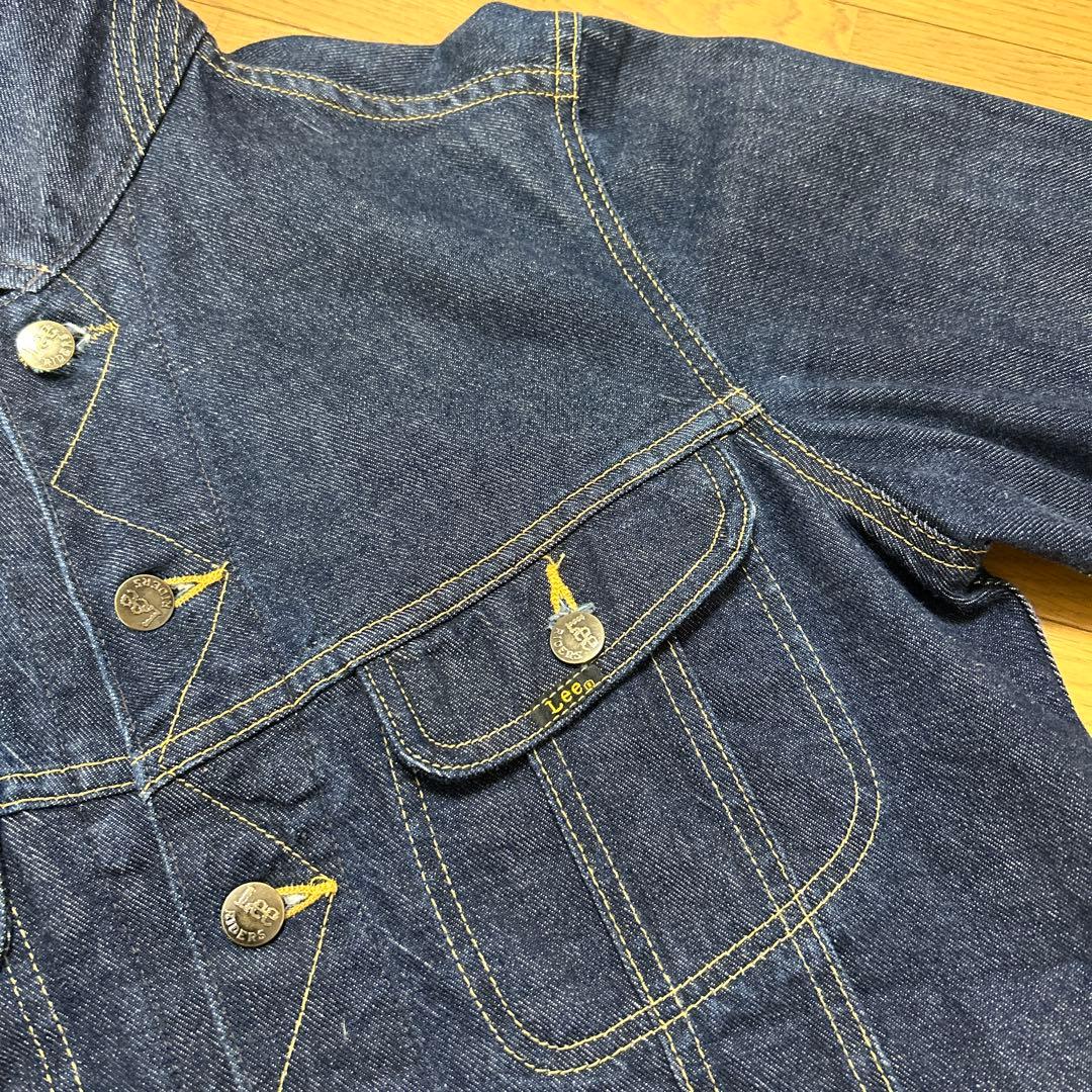 最終値下げ　美品　Lee 三角タグ　1411 40 濃紺　復刻　デニムジャケット