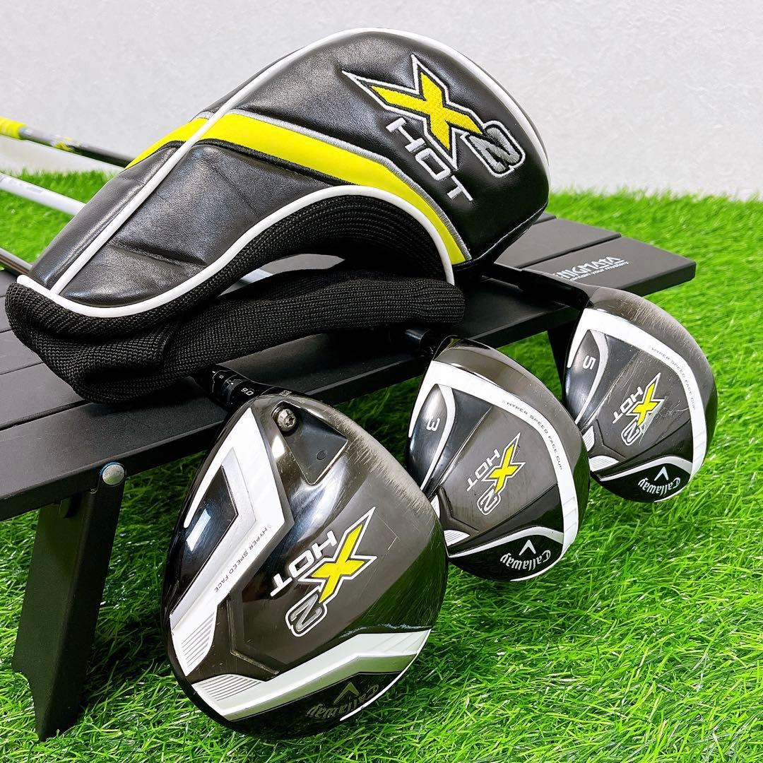 【希少レフティ】キャロウェイ　X2HOT メンズゴルフクラブ12本セット　左利き
