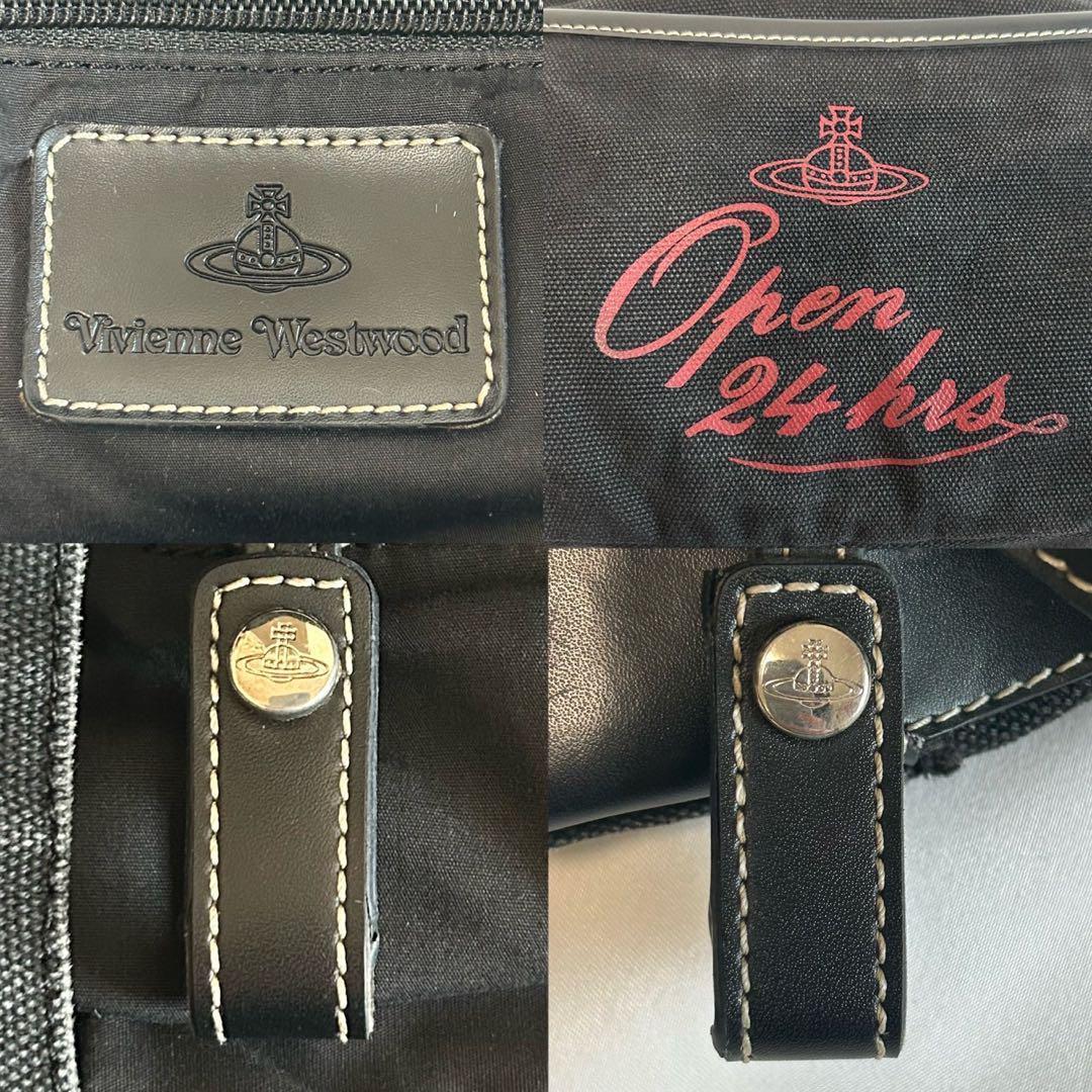 【美品】ヴィヴィアンウエストウッド ヤスミン トートバッグ レザー オーブ 黒
