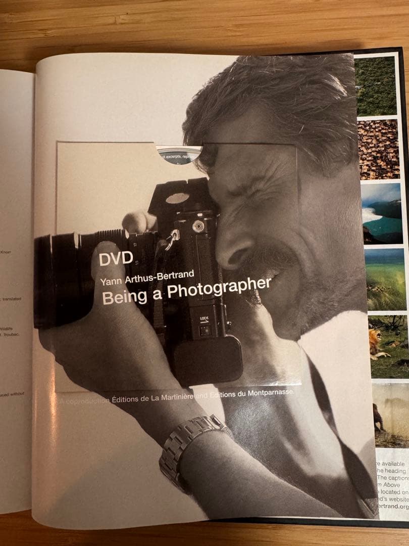 アート・デザイン・音楽 Yann ArthusBertrand Being a Photographer