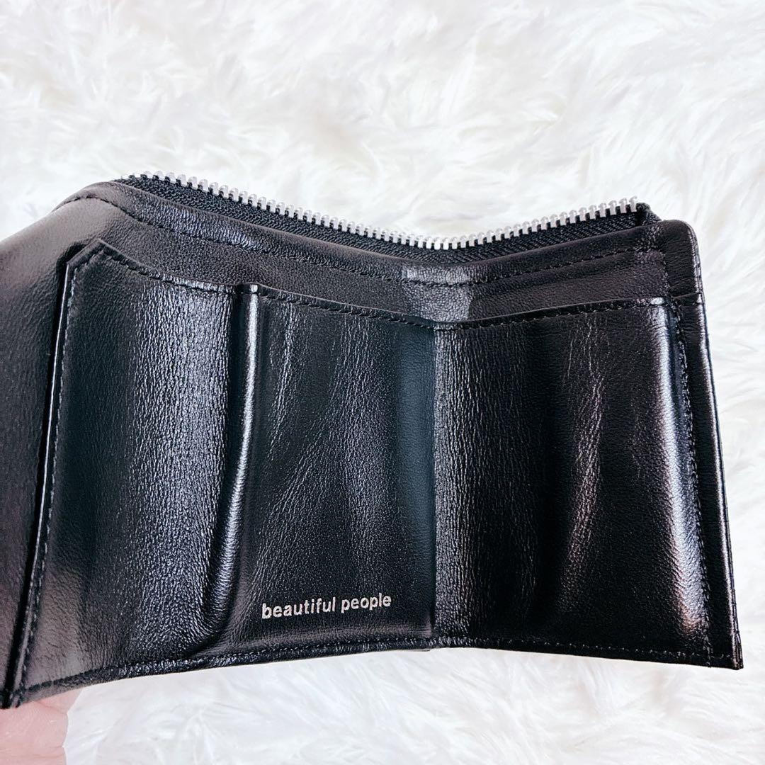 ぐでたま　美品 ビューティフルピープル ライダースプチウォレット 箱付き