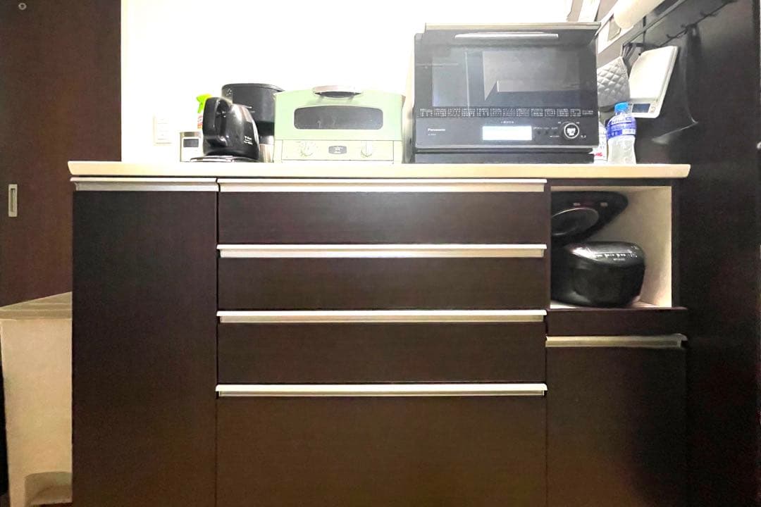 【最終値下げ】ニトリ ダークブラウン キッチンカウンター