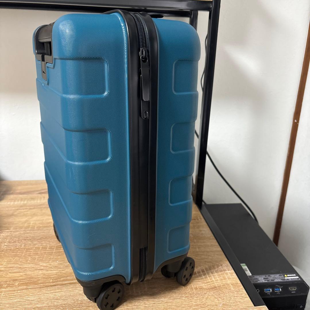 無印良品　キャリーケース　19L ブルー　美品より　最安値