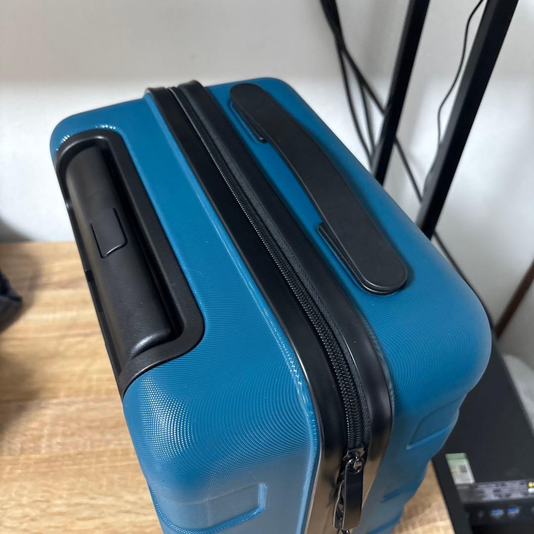 無印良品　キャリーケース　19L ブルー　美品より　最安値