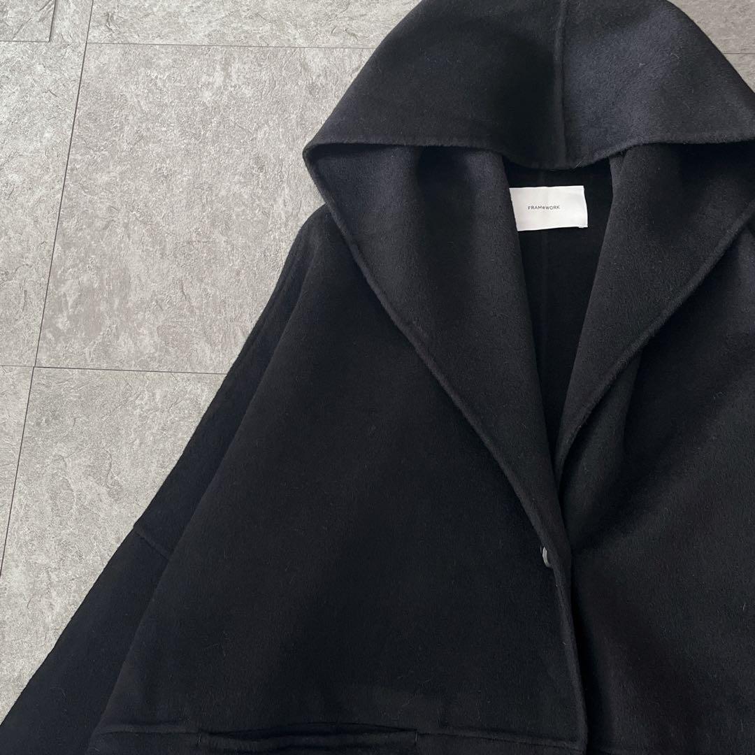 くうくう様　極美品 フレームワーク ハミルトンリバーフーディポンチョ ゆったり