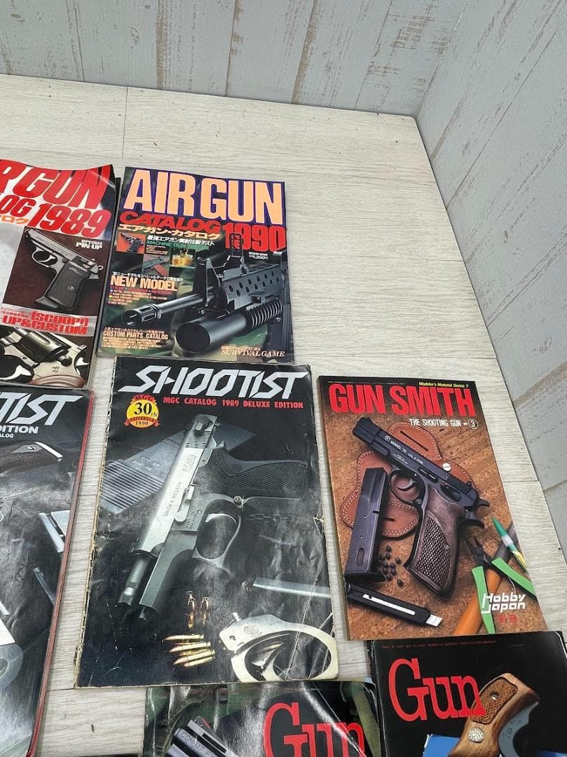 月刊GUN 1987-1990年 エアガンカタログ 23冊 まとめて