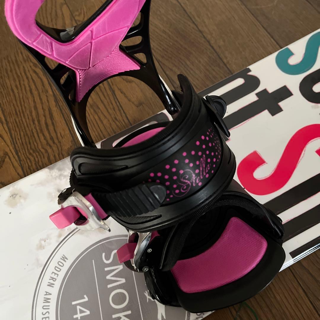 スノーボード 144 ブラック/ピンク ブーツ24.5