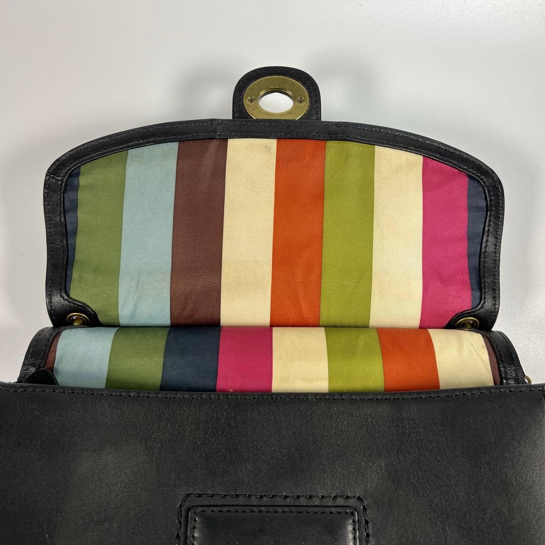 コーチ　ハンドバッグ　ニューウィリス2wayブラック　レザー　19132