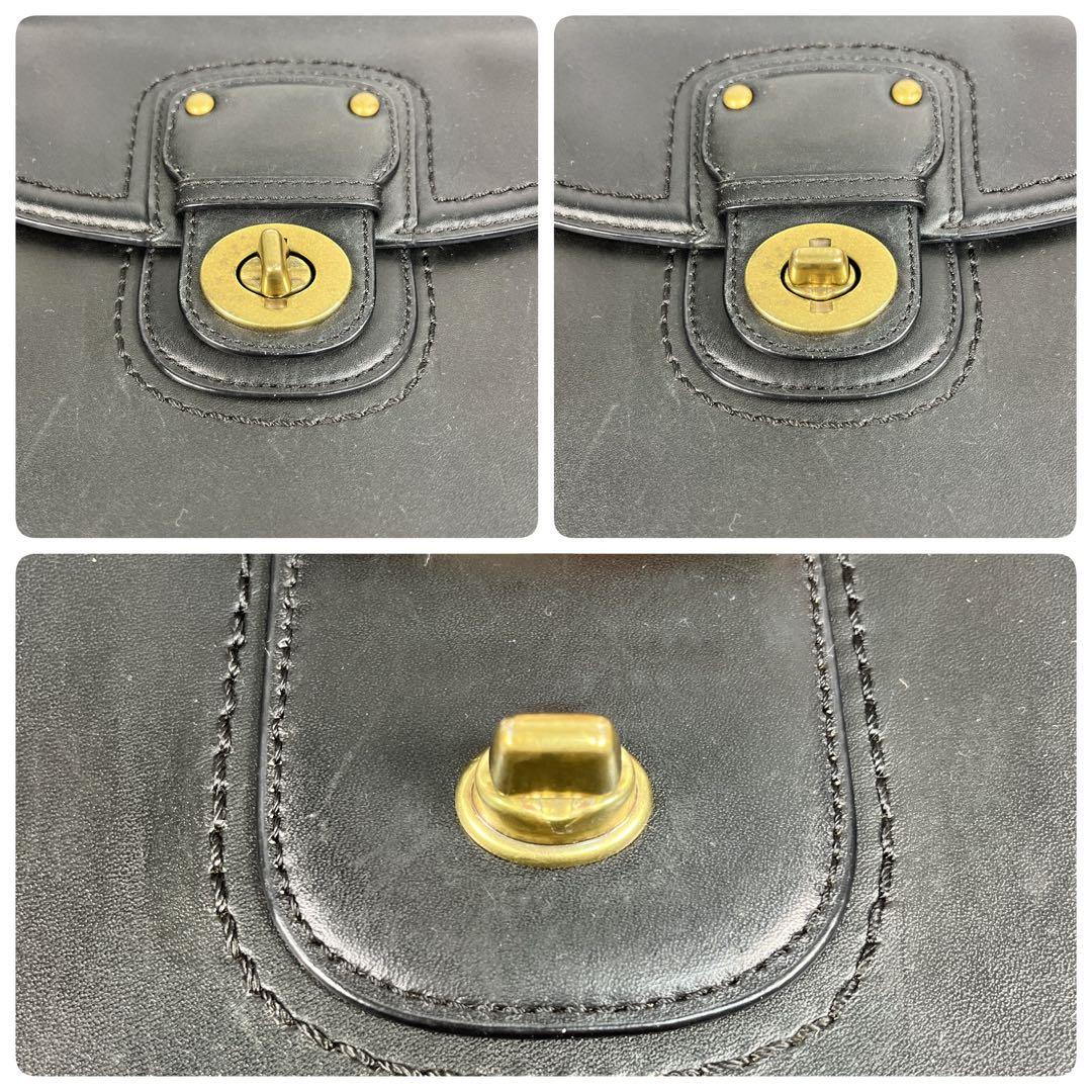 コーチ　ハンドバッグ　ニューウィリス2wayブラック　レザー　19132