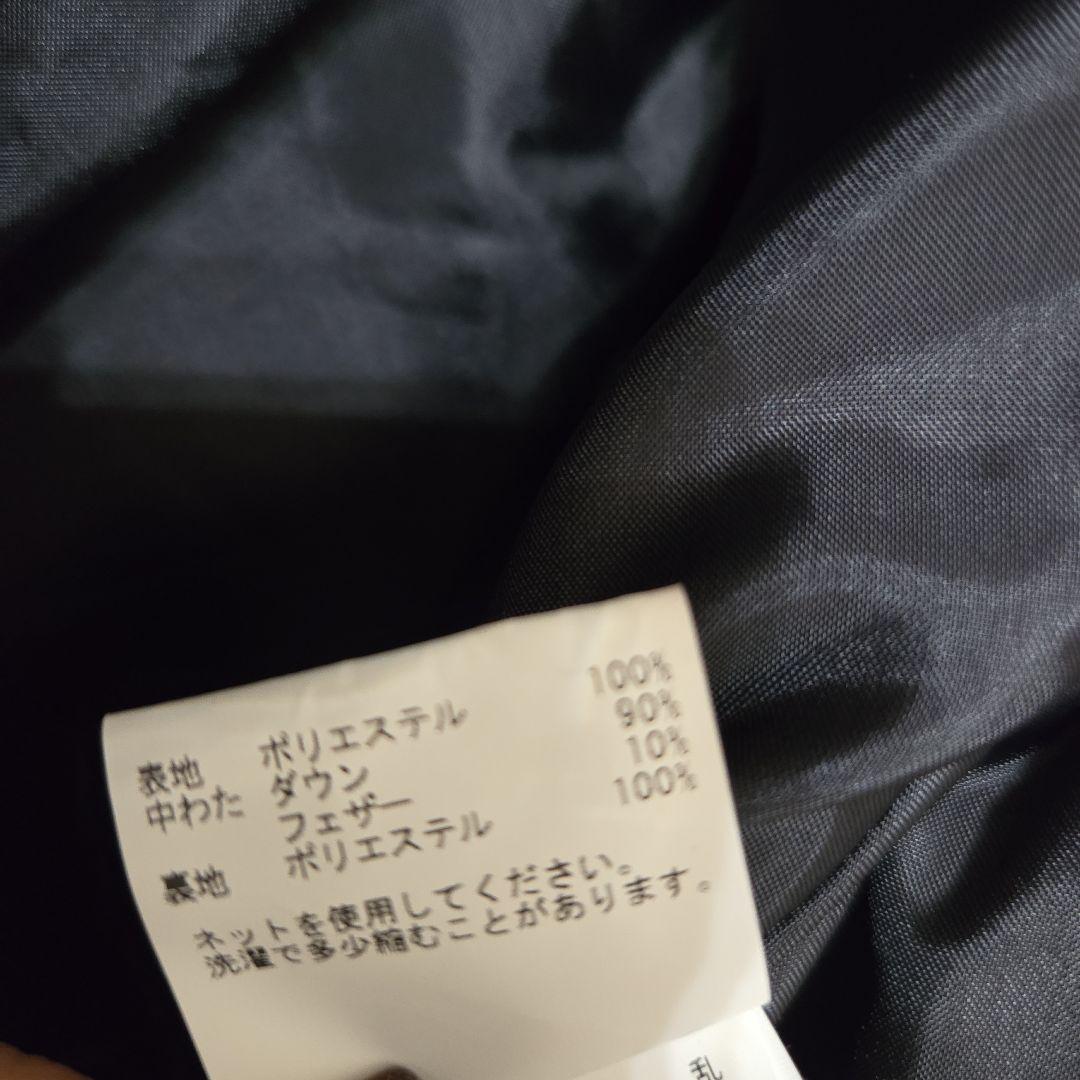 極美品　ANAYI キルティングダウンポンチョ　ネイビー38サイズ