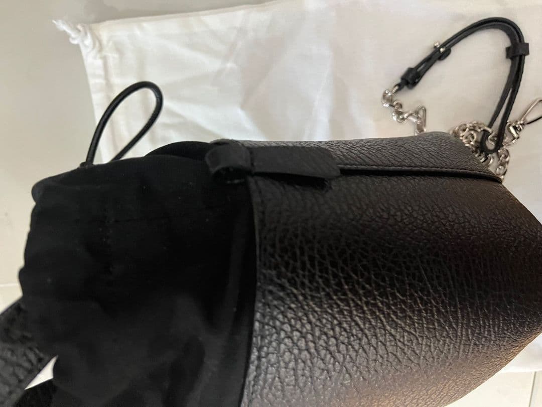 メゾンマルジェラ　5AC バケットバッグ　ブラック