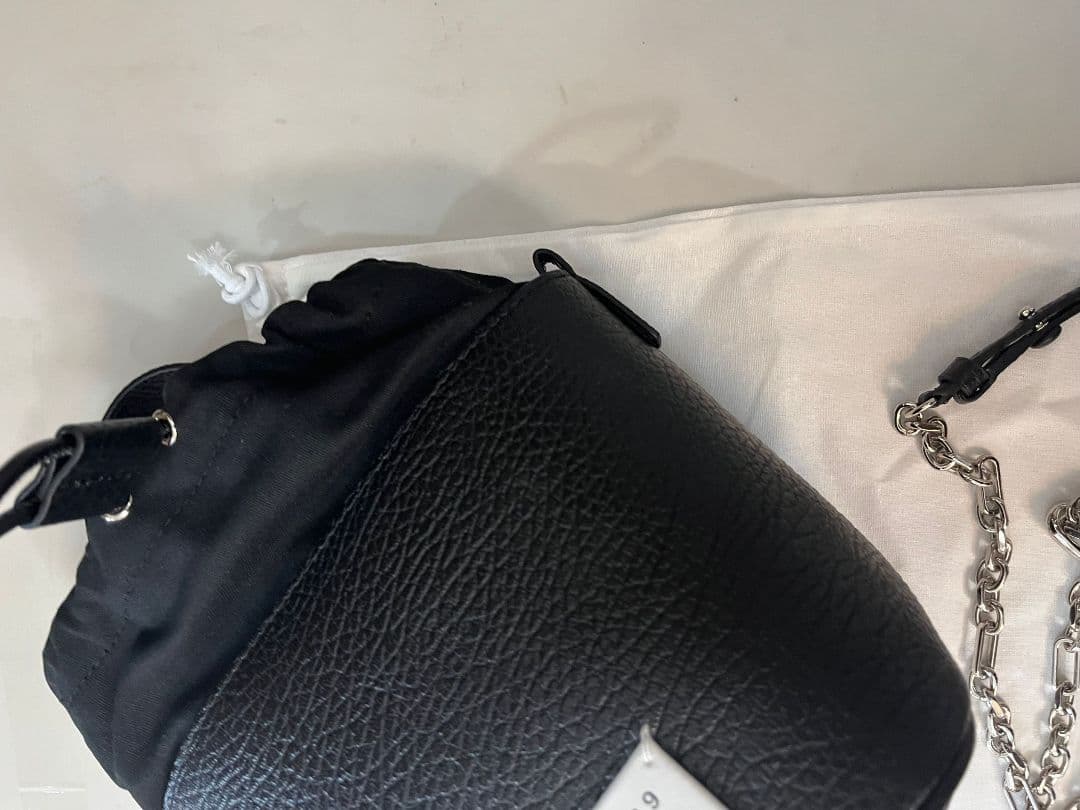 メゾンマルジェラ　5AC バケットバッグ　ブラック