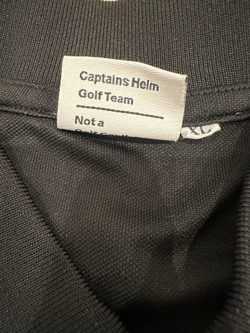キャプテンズヘルムゴルフ ポロシャツ 黒