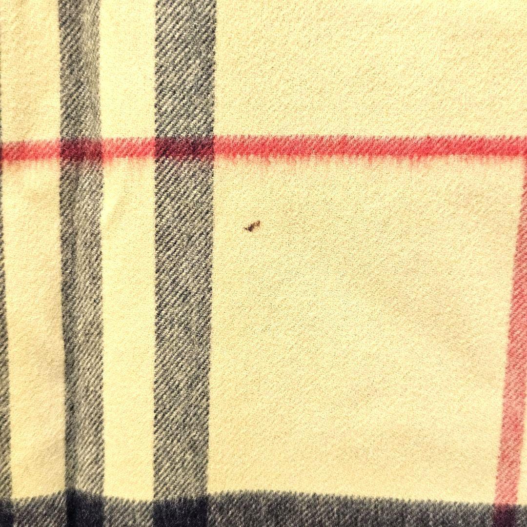 バーバリー マフラー ストール カシミア イエロー 黄色 チェック