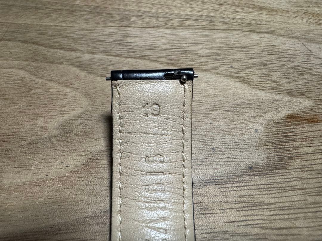 てんちょアリゲーター アドナラ カシス 時計ベルト ブラック 19-16