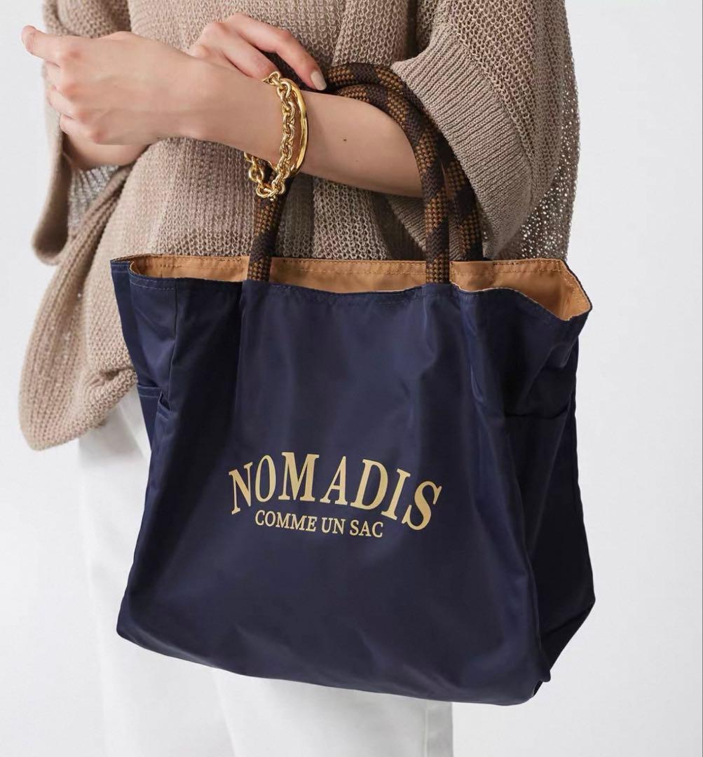 新品　NOMADIS ノマディス　SACトートバッグ　　別注　ネイビー