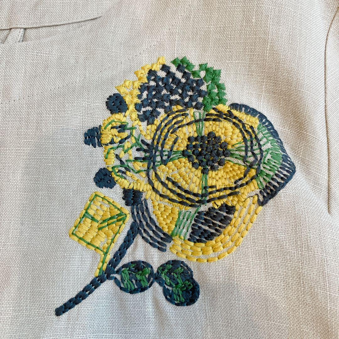 群言堂 根々　リネンワンピース 石見銀山生活文化研究所