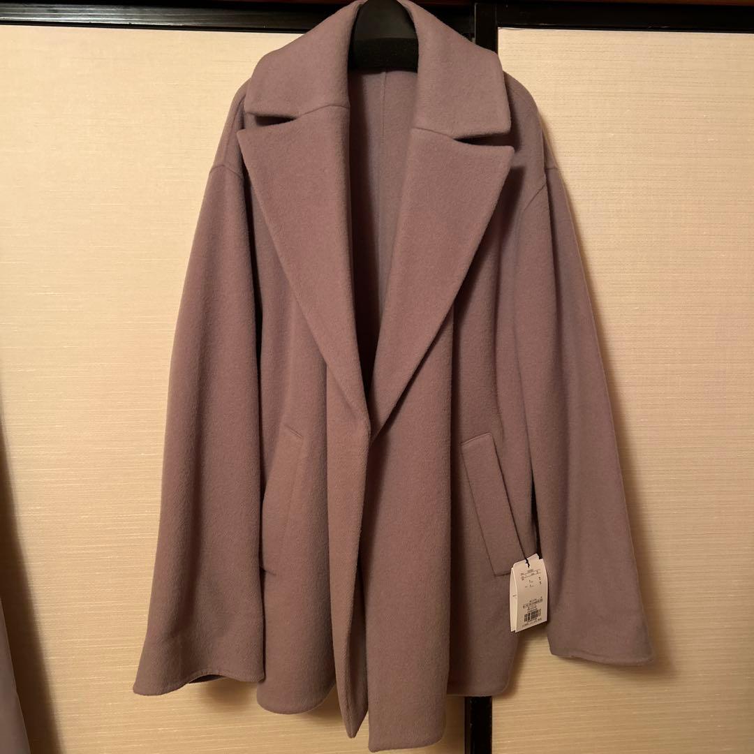 新品未使用　アルページュストーリー ミドル丈テーラーリバーコート　モカ　Sサイズ