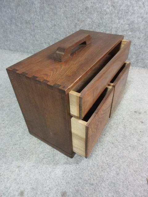 不精箱 [B23151] 桑製 小物入れ 小引き出し 古民具